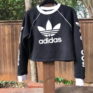 Adidas cropped sweater